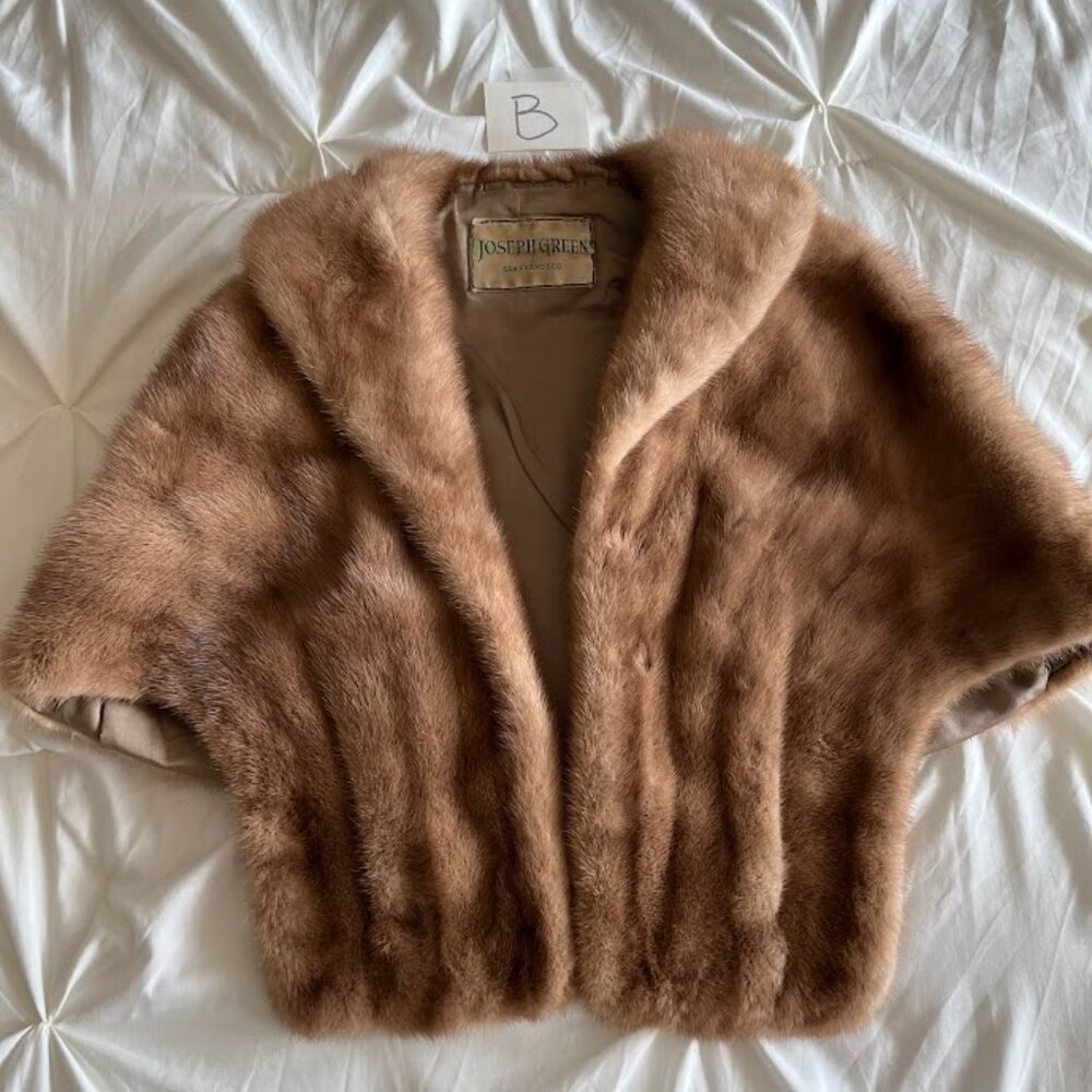 Real Fur Stole - One Size Fits All